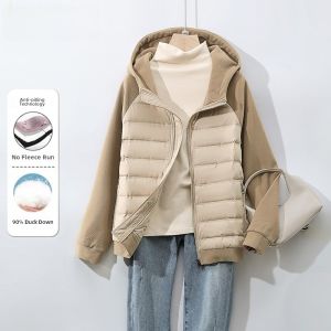 Yaloo Lightweight Padded Jacket 2025 Autumn Winter New Style Loose Fit Windproof Warm Cold Resistant Hooded Coat for Men And Women