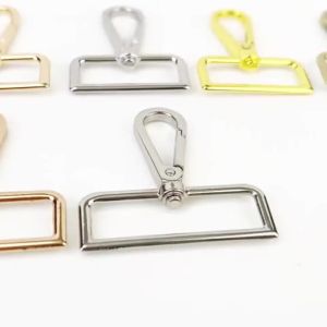 5pcs Metal Swivel Snap Hooks Lobster Claw Clasps for Keychains Purse Hardware Bag Making Lanyard Hooks