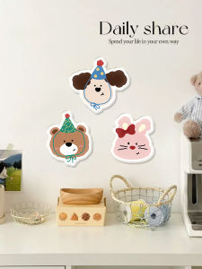 ตกแต่งผนัง 3 มิติ ติดผนังแบบติดได้ ตกแต่งห้องนอน ติดประตู ติดผนัง ติดภาพ ติดลายเล็ก ติดได้ วัสดุ PVC ไม่ต้องติด