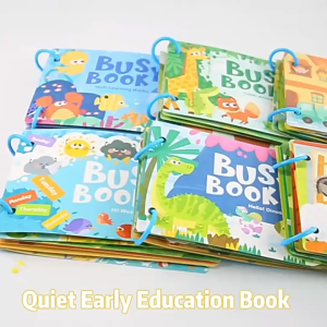 หนังสือกิจกรรม หนังสือฝึกสมอง หนังสือช่วยจำ หนังสือเงียบ ของเล่นเสริมพัฒนาการสำหรับเด็กวัยเตาะแตะ หนังสือตรัสรู้เล่มแรกของเด็ก DIY สําหรับเด็กปฐมวัย