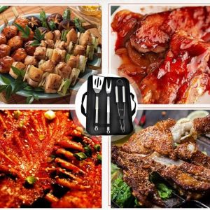 1pcs Portable Barbecue Stove Versatile Tabletop BBQ Grill Pan with Grill Net Perfect for Outdoor Camping and Backyard BBQ Tools