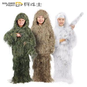 Bộ Đồ Lót Camouflaged Trẻ Em Mùa Đông Snow Camouflage Military Style Trang Phục Ẩn Thân Bộ Đồ Lót SoldierFight
