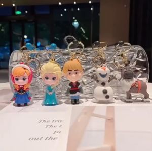 Ys172 ชุดพวงกุญแจลายการ์ตูนน่ารัก หิมะ ชินจัง ห้อยกระเป๋า 3D สีสันสดใส พร้อมส่ง