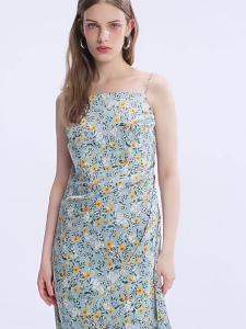 Vero Moda | Fall New Print Gathered Elegantly Romantic Dress