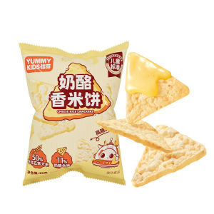 Yi Ya Cheese Flavor Rice Cake Snack Bag 20g Rich Creamy Fragrance Puffed Food Shanghai Origin Continental China Made
