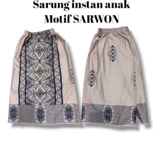 Sarung Instan Anak Laki-laki Usia 2-12 Tahun