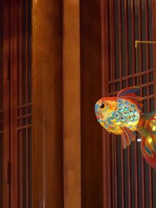 Mid-Autumn Festival Lantern Diy Portable Luminous Antique Glass Fish Lantern Handmade Intangible Cultural Heritage PVC Lantern