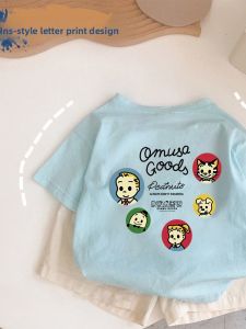 Cotton Short Sleeve T-shirt for Boys and Girls