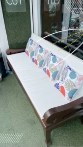 BK เบาะรองนั่ง เบาะโซฟา ขนาด 180*63 ซม. หนา 1 นิ้ว (1ชิ้น) เบาะรองนอน เบาะฟองน้ําอัด เบาะนั่ง เบาะนอน เบาะpvc เบาะสั่งทํา หุ้มด้วยหนังPVCอย่างดี