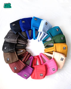 CUB mini puffy puffbag totebag pillowbag tas korea tas warna warni tas selempang wanita
