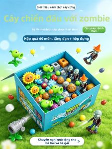 CHANZHE | Đồ Chơi Series Thực Vật Đối Đầu Zombie Từ Vật Liệu PVC Mềm