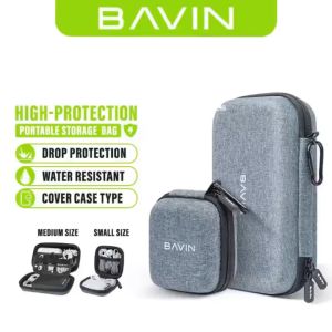 PinSan BAVIN BE05 Portable Full Protection Mini Storage Bag for Cable Earphones charger