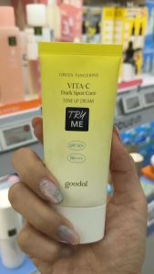 GOODAL : Green Tangerine Vita C Dark Spot Tone Up Sun Cream 50ml.