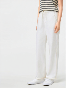 Purcotton | White Straight Fit Denim Jeans