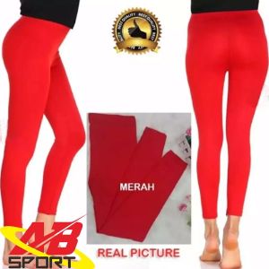 Celana Legging Wanita Dewasa Panjang - Legging Wanita Dewasa - Lejing Wanita Ukuran Standar Hingga Jumbo XXL dan Super Jumbo XXXL Bahan Spandek Strait Tebal