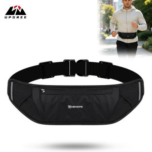 UPGREE Sports Waist Pack Bag Pouches Waist Belts Bag Adjustable Running Pouch Waterproof Money Phone Waist Fanny Pack Jogging Belt Fanny Pack With Reflective Strip for Workouts