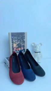 Sepatu Flatshoes Rajut Simple Wanita AB-6