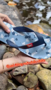 Dép nam xỏ ngón Thái lan chất cao su non êm nhẹ chống trơn đi nước thoải mái Rubber soud Combine