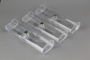 C.three. Eyewear Hard Case Classy Clear Eye Glass Protective Soft Box PVC Glasses Case COD
