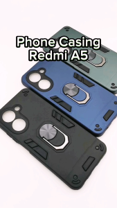 ESPEC Phone Casing for Redmi A5 4G 2025 Shockproof Case Metal Ring Holder Rotate Mobile Phone Cover