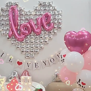สไตล์ใหม่ สุดคิ้วท์❤️ลูกโป่งหัวใจขนาดใหญ่ ลูกโป่งฟอยล์ หัวใจ ลูกโป่งฟอยล์ หัวใจตารางจัมโบ้  วันครบรอบวันวาเลนไทน์แต่งตัว