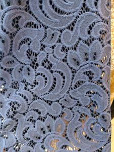 Kain & Bahan Brokat Premium warna Dongker/nevi