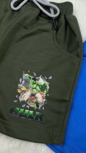 Masyken Superhero Bordir - Celana Pendek Anak Laki2 - Usia 1- 13 Tahun Premium