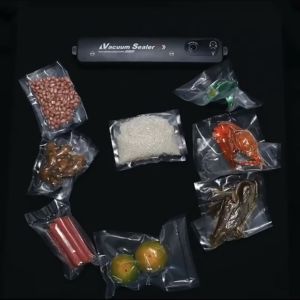 Máy Hút Chân Không Bảo Quản Thực Phẩm Cao Cấp Tự Hàn Miệng Tiện Lợi Chuyên Dụng Tặng Kèm 10 Túi Hút Chân Không