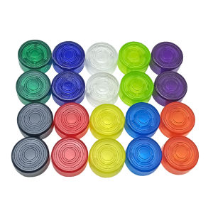 20PCS Footswitch Topper Guitar Pedal Topper Multi Color Pedal Button Caps Guitar Pedal Stomp Knobs for Pedal Board