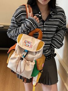 กระเป๋าเป้สะพายหลังผ้าไนลอนแบบอเนกประสงค์สำหรับผู้หญิง กระเป๋าใส่ของกลางแจ้งสำหรับเดินป่า กระเป๋าใส่ของสำหรับเด็กนักเรียน กระเป๋าเป้สะพายหลังสำหรับเดินทางแบบอเนกประสงค์