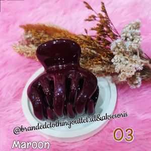 JEDAI GLOSSY ORI BKK / JEDAI RAMBUT TEBAL 5 CM 5 JARI / JEPIT RAMBUT CAKAR / GLOSSY HAIRCLAW / SBK7837