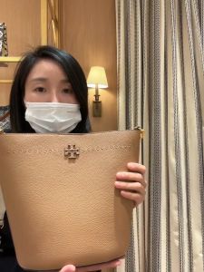 Authentic MCGRAW shoulder bag medium size crossbody portable bucket bag womens genuine leather bag retro temperament simple and fashionable multi-functional large capacity bag