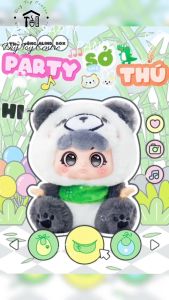 Hàng Hot Đồ chơi Blind box túi mù ngẫu nhiên sưu tầm mô hình thú nhồi bông hoạt hình quà tặng mini đáng yêu PARTY SỞ