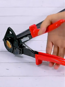 Kìm Ép Cáp Chuyên Nghiệp HS-325A - Cơ Chế Ratchet Giảm 50% Lực Cắt Đầu Cách Điện An Toàn