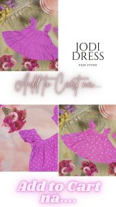 Jodi 2in1 Layer Dress with Ribbon String 1-2 yo