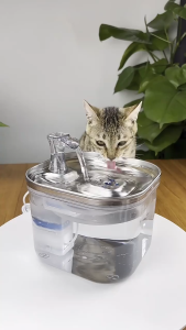 Fountain Automatic Stainless Steel Pet Fountains Water Dispenser Ultra Quiet Pump Water Foutain For Multiple Pets 304stainless Steel Filtered Drinking Water Machine Pet Water Dispenser Smart Water Dispenser For Dog 304 Stainless Steel Cat Water Fountain O