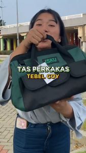 ISKU Tool Bag Besar Ukuran 13/16/18 Inch Multifungsi Bahan Kain Oxford Multifungs Tas Perkakas