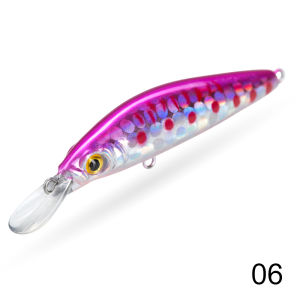 Mồi Câu Cá Minnow D1 50mm 2.5g Mồi Giả Chìm Mồi Cứng Câu Cá Hồi Dùng Cho Sông Hồ Đập Ao Suối