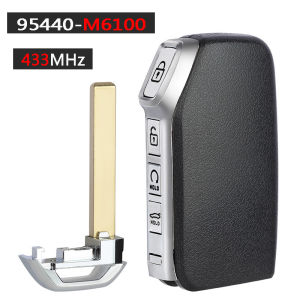 KEYECU 95440-M6100 95440-M6110 95440-M6211 95440-M7100 433MHz 8A Chip Keyless-Go Smart Remote Key Fob for Kia Cerato 2018-2021