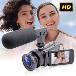 Máy Quay Phim DV Với Micro Âm Thanh Chất Lượng Cao Và Zoom Kỹ Thuật Số Dành Cho Vlog Máy Ảnh Kỹ Thuật Số Di Động 1080P