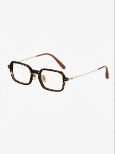 HELEN KELLER | Vintage Horn Rimmed Small Square Lightweight Eyeglasses