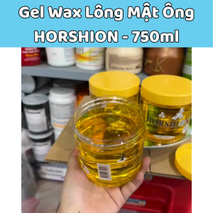 Sáp Gel Wax Lông HORSHION MẬT ONG - 750ml chính hãng.