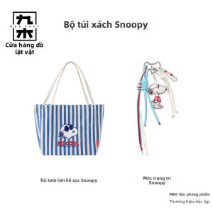 M&G SHOP | Túi Đeo Vai và Tote cho Laptop Thiết Kế Sọc Nylon