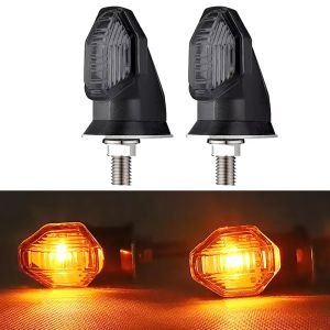 Motorcycle Turn Signal Lights Amber Blinker 12V Moto Indicator Lamp 8mm LED Super Bright Mini Universal LED Turn Signal Light