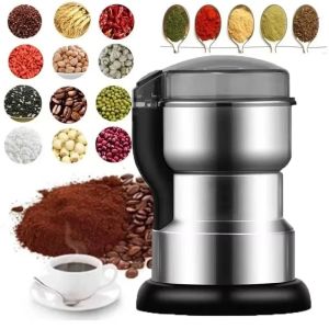 Nocclili | 400W Electric Grinder Coffee Kitchen Beans Cereal Nuts Spices Grains Multifunctional Grinder Machine for Home Coffee Grinders