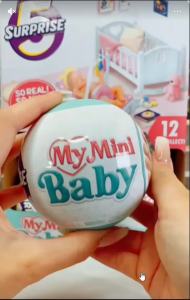 Zuru | ZURU  5 Surprise My Mini Baby Series  Collectible Mystery Capsule Toy for Girls Realistic Miniature Baby Playset and