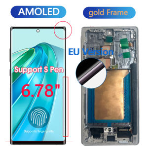 AUMOOK | NEW AMOLED Display For Samsung Galaxy S25 Ultra 5G LCD Display Touch Screen Digitizer For Samsung S25 Ultra Display Replacement
