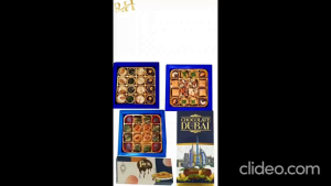 BAKLAVA DUBAI (BIRD NEST EXTRA NUTS MIX)& CHOCOLATE DUBAI (FEX BLUE)