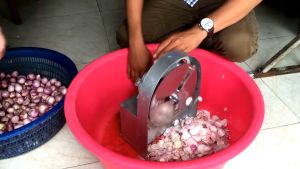 [ TRỢ SHIP 11K ] Máy Thái Mỏng Hành Tỏi Ớt Gừng bằng tay tại nhà Không Bám Mùi Không Cay Mắt Rất An Toàn Cho Sức Khỏe.Mỗi Giờ Có Thể Thái Từ 60kg – 80kg Hành Tỏi Kích Thước Nhỏ Gọn Thoải Mái Khi Sử Dụng.