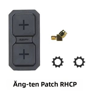 mitoot | RushFPV 5.8G Ăng-ten Vá RHCP Hai Đơn Vị Độ Lợi Cao Cho FPV Racing Drone Đa Cánh Quạt Ăng-ten Phẳng Bằng Kim Loại 87*45*10mm